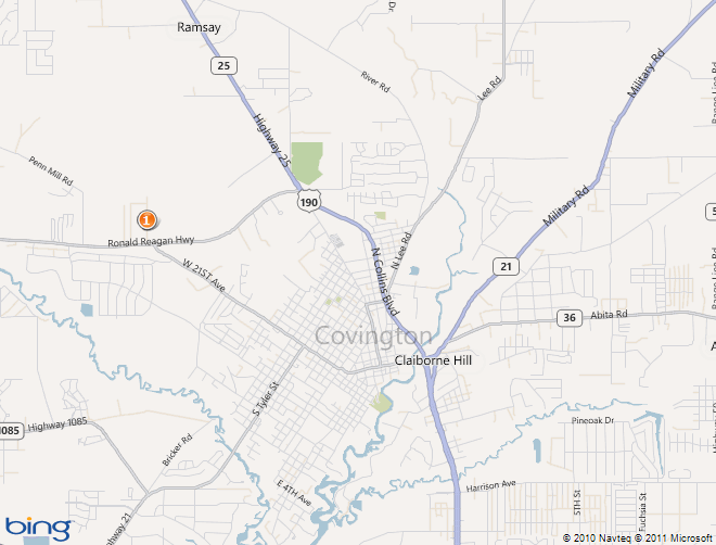 Covington High School Map